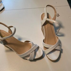 Lulus White Wedges